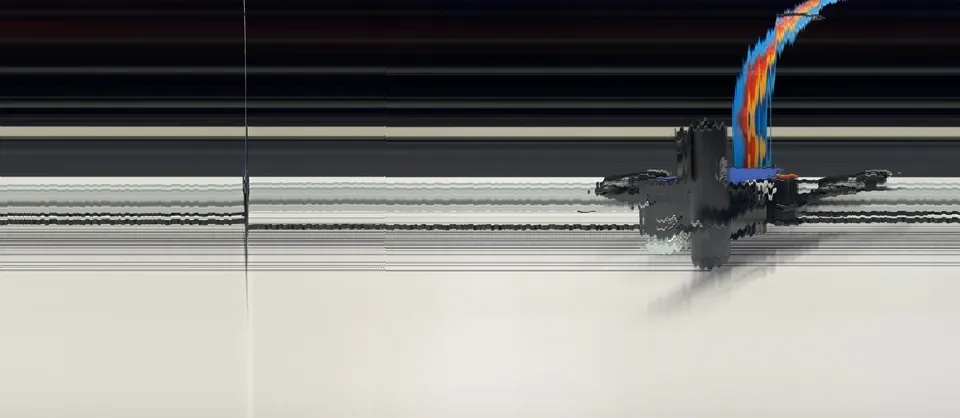 Pen plotter at 60 fps